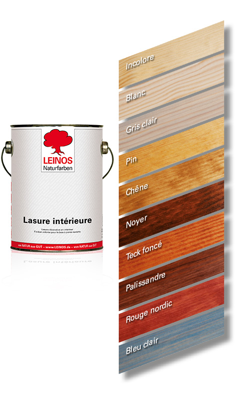 Lasure pour bois intérieur